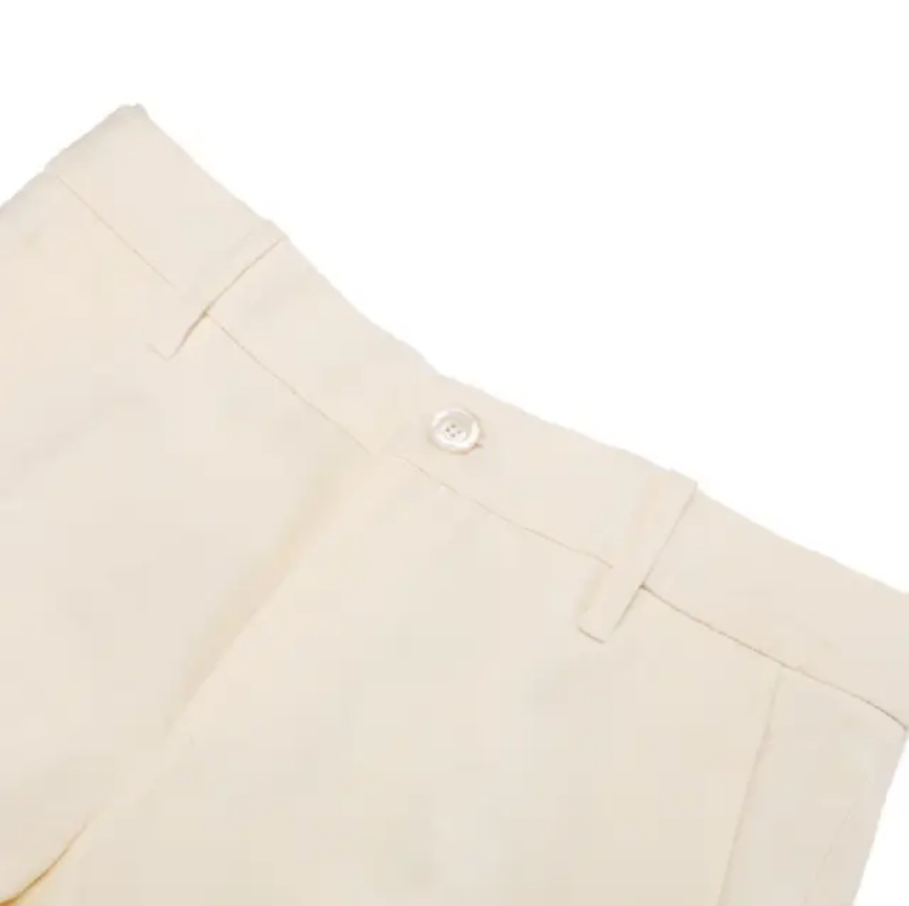 GUCCI Ladies Linen Casual Trousers 418491 ZGL06 9011 White 38 NWT - Picture 3 of 7